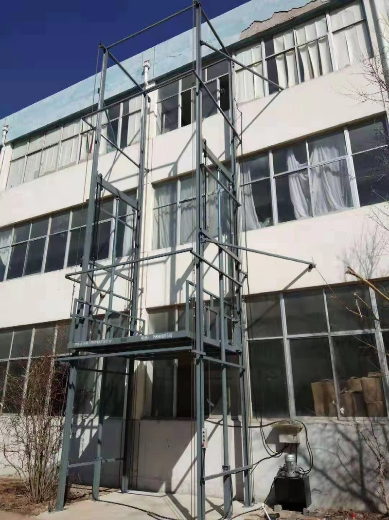 红河室外贴墙货梯